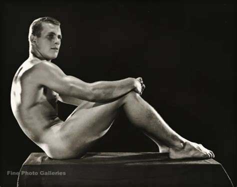 S Bruce Bellas Of L A Vintage Male Nude Phil Knight Photo Engraving X Picclick