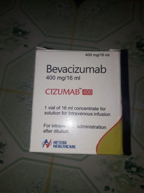 Hetero Helthcare Ltd 400 Mg Bevacizumab Injection Storage 2 8 C