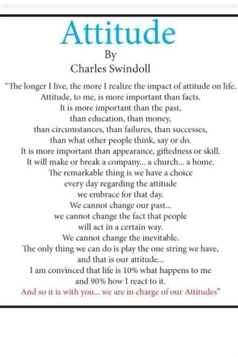 Attitude Charles Swindoll Motivational Poems Inspirational Poems