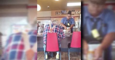 Hidden Camera Captures What A Waitress Does To This Older Mans Food