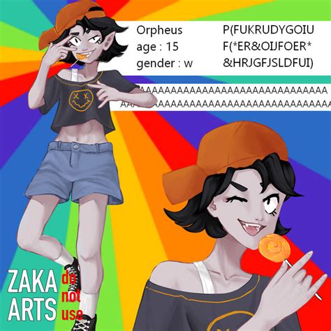 Oc Orpheus Reference By Zakaarts On Deviantart