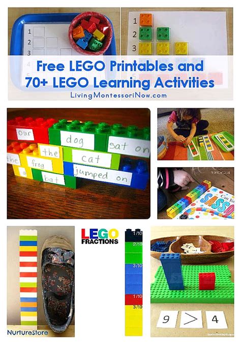 Free Lego Printables And 70 Lego Learning Activities