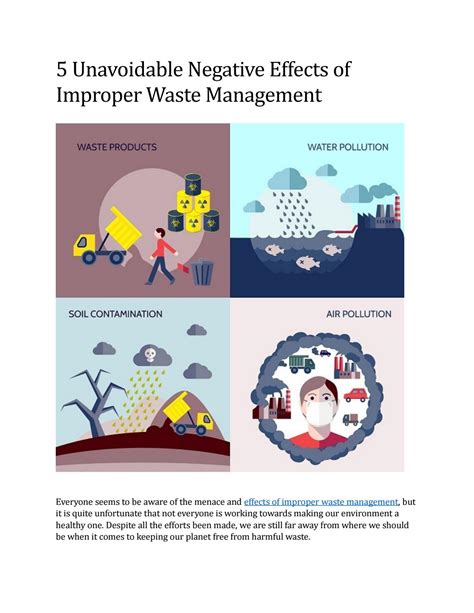5 Unavoidable Negative Effects Of Improper Waste Management By