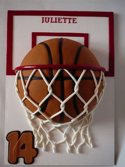Basketball For Juliette — Basketball Nba Basketball Cake Cake With Chocolate Ganache