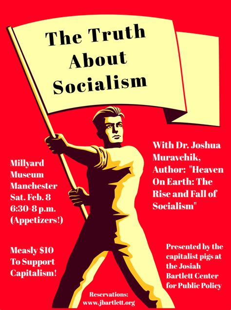 Socialism Event Flyer The Josiah Bartlett Center For Public Policy