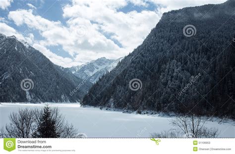 Forest And Lake Stock Image Image Of Jiuzhaigou Protected 51106953