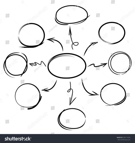 Hand Drawn Mind Mapping Stock Vector 295717676 Shutterstock
