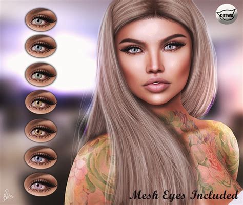 Second Life Marketplace Md Ana Catwa Eye Appliers Mesh Eyes