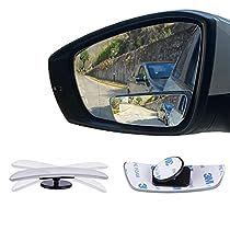 Livtee Blind Spot Mirror Rectangular Shaped Hd Glass Frameless Convex