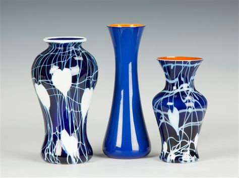 Three Imperial Art Glass Vases Cottone Auctions