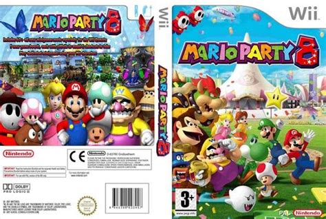 Mario Party 8 Front Wii Cover Nintendo Wii And Wii U Systems Games