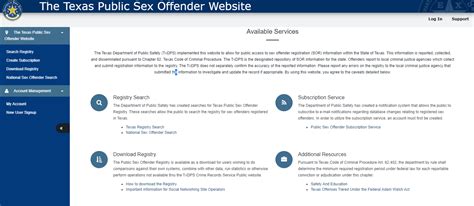 understanding the texas sex offender registry