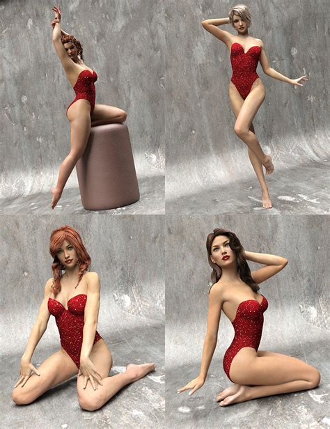 The Spirit Of 45 Pinup Poses For Genesis 3 Females Daz 3d