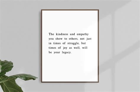 Kindness And Empathy Poem Print Hope In The Morning Courtney Etsy