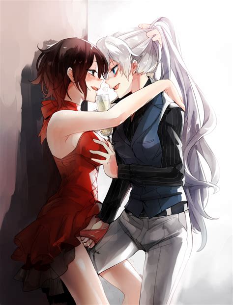 Ruby Rose And Weiss Schnee Rwby Drawn By Kuma Bloodycolor Danbooru