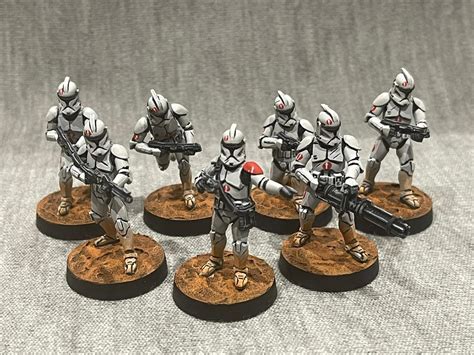 My Phase One Clones 91st Recon Corps For Star Wars Legion Leaning