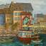 Coastal Italian Cafe Paintings  Amber Palomares Fine Art