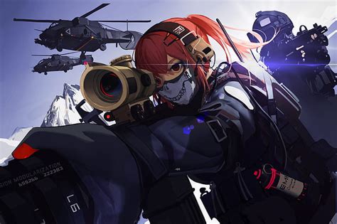 Hd Wallpaper Spec Ops Military Anime Girls China