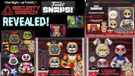 Fnaf Security Breach Funko Snaps Wave 3 Revealed Five Nights At