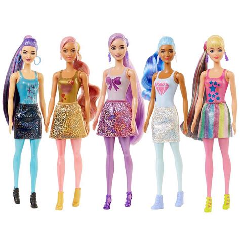 Barbie Fashionista Color Reveal Brillante Surtido