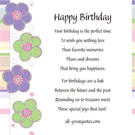 190 Free Birthday Verses For Cards 2019 Greetings And Poems For