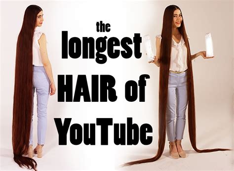 Girl With The Longest Hair Of Youtube Rapunzel Shoot Alechka
