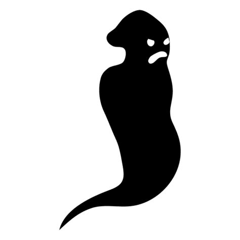 Black Ghost Silhouette 16 Transparent Png Svg Vector