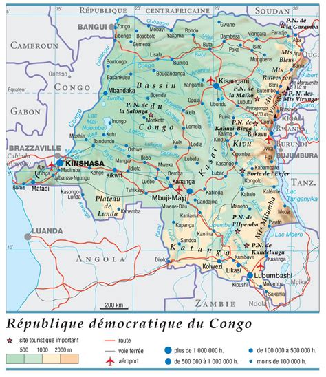 Carte De La République Démocratique Du Congo Plusieurs Cartes