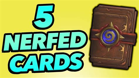 Jun 11, 2021 · hearthstone database, deck builder, news, and more! Hearthstone - 5 Cards That Got NERFED With Un'Goro - YouTube