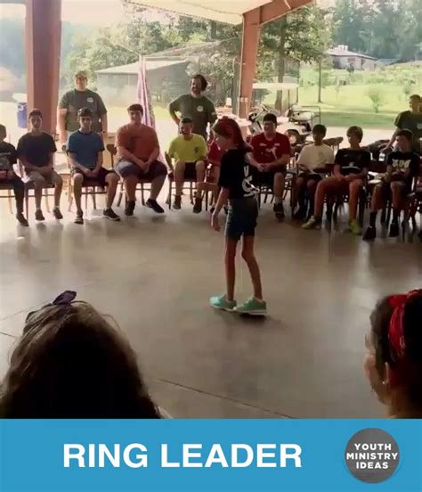 Want more games for youth ministry? Ring Leader is one of the best games ever. Youth Ministry ...