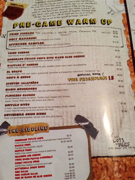 Pluckers Wing Factory And Grill Menu Urbanspoonzomato