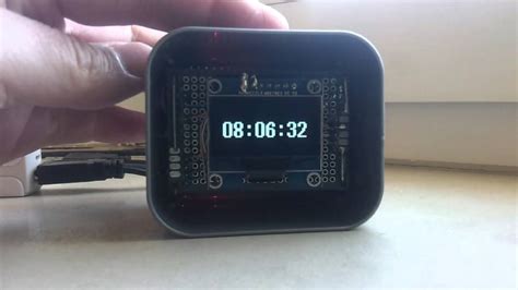 Arduino Clock With Oled Display Display Mask Youtube