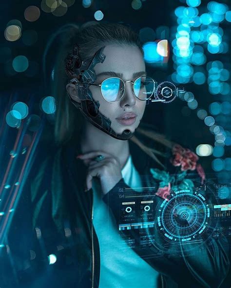 Portrait Photography Cyberpunk Girl Cyberpunk Aesthetic Neon Photography