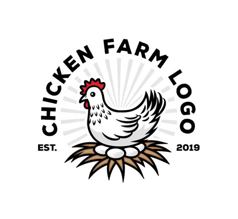 Chicken Farm Logo And Business Card The Design Love