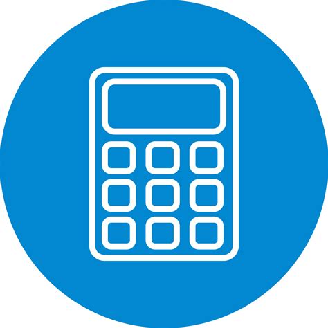 Vector Calculator Icon 349270 Vector Art At Vecteezy