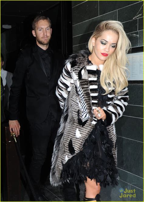 Rita Ora Babefriend Calvin Harris Hit Up BRIT Award After Parties Photo Photo