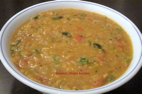 Shwetas Simple Recipes Masoor Dal Lal Split Masoor Dal