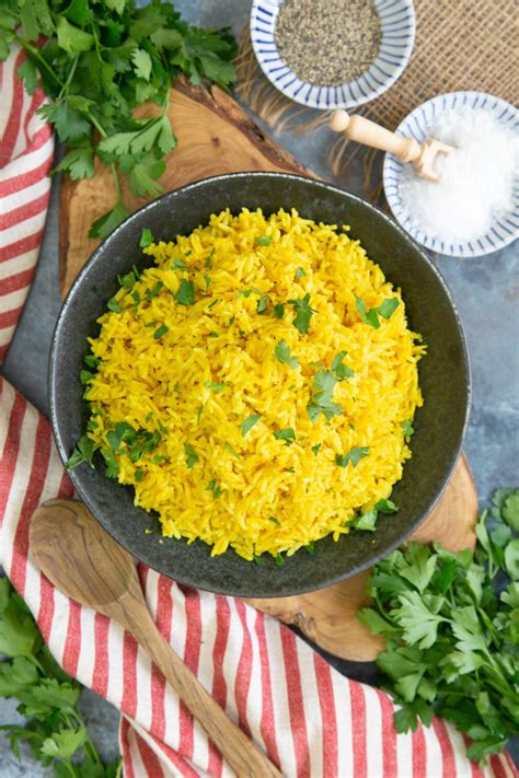 Easy Turmeric Rice Recipe Golden Rice Fuss Free Flavours