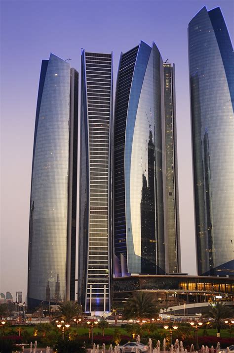 Luxury On Architecture Skyscraper Abu Dhabi