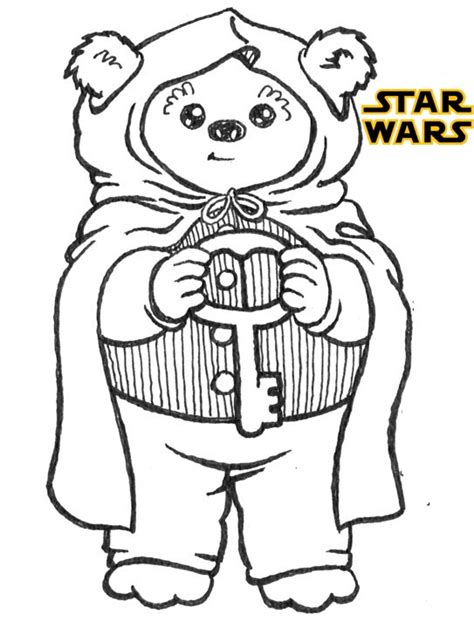 Ultimate Ewok Star Wars Coloring Pages Coloring Pages