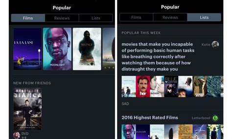 ios app of the week letterboxd the social network for film lovers the iphone faq