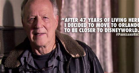 One Year Ago Tonight Werner Herzog Was On An Episode Of Parks And