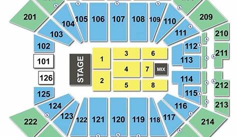 Golden 1 Center Seating Chart For Concerts - Chart Walls