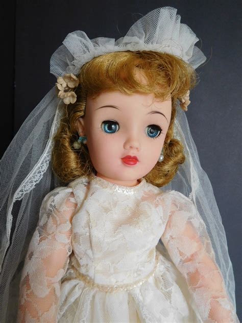 Vintage 1950s Ideal 18 Miss Revlon Blonde Bride Doll All Original Ebay