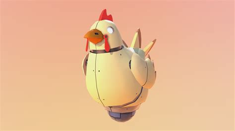Robot Chicken 3d Model By Mr Machinery 315abc0 Sketchfab