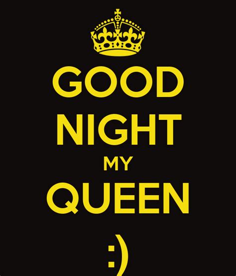 Good Night My Queen Poster Xbrq Keep Calm O Matic