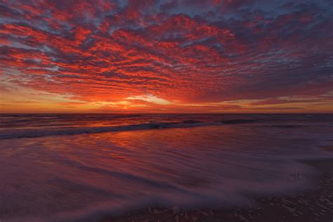 Sky Fire Sunrise Assateague Island National Seashore Maryl Flickr