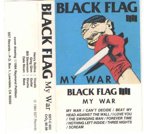 Black Flag My War 1984 White Cassette Discogs