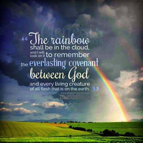 The Rainbow Shall Be In The Cloud And I Shall Look On It To Remember