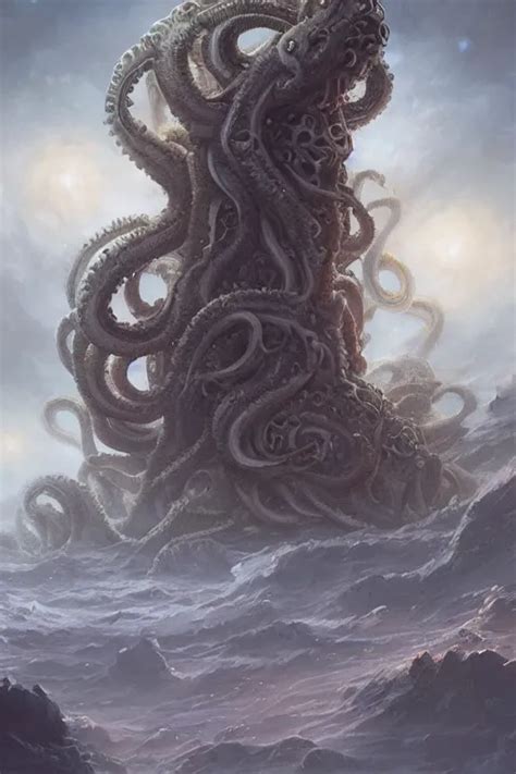 Giant Mass Of Lovecraftian Tentacles Larger Than The Stable Diffusion